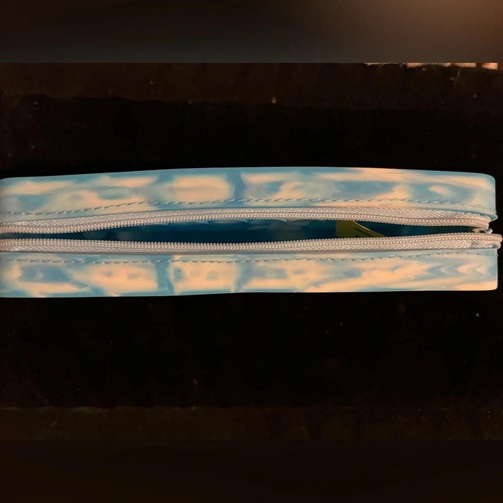 Silicone Fidget Pencil Case Push Pop Bubble Sensory Relief Blue Pop It Fidget